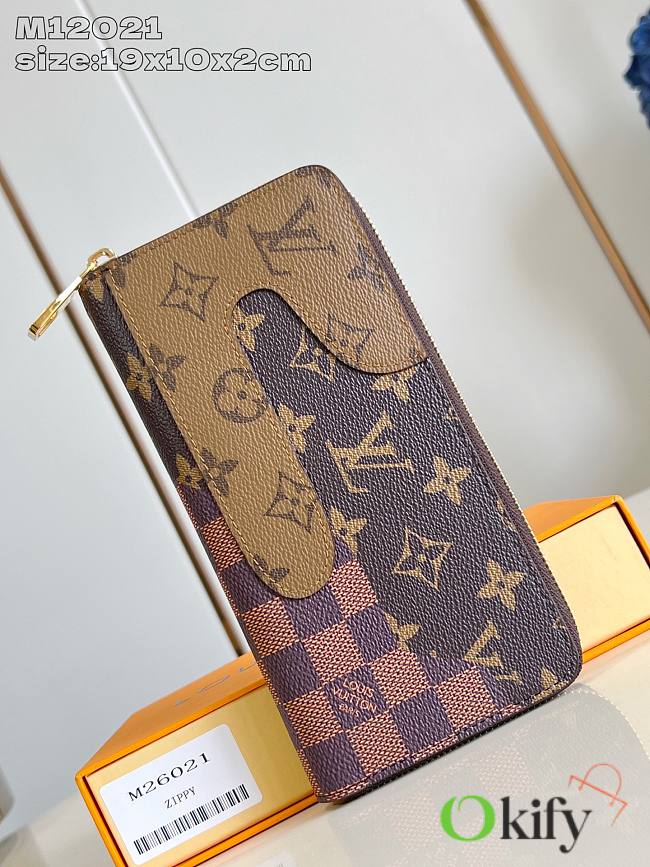 Okify Louis Vuitton Zippy Long Wallet M12021 19x10x2cm - 1