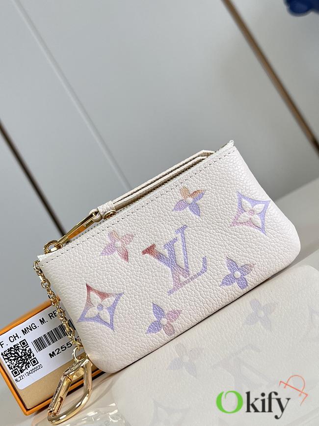 Okify Louis Vuitton Key Pouch Wallet In Beige Dream M25597 12x7x1.5cm - 1