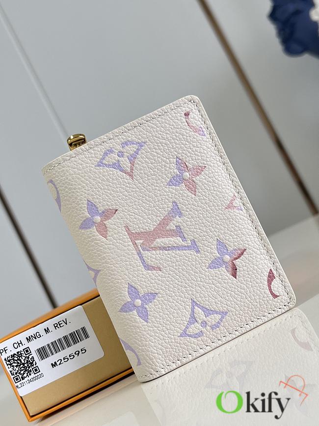 Okify Louis Vuitton Cléa Small Wallet In Beige Dream M25595 11x8.5x3.5cm - 1