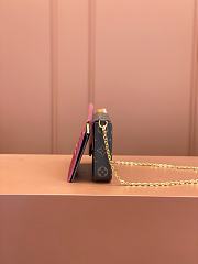Okify Louis Vuitton Felicie Pochette Brown Monogram 21x12x3cm M81896 - 5
