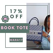 Okify Dior Medium Book Tote Oblique Embroidery Bag 36x27.5x16.5cm - 1