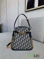 Okify Dior C'est Blue Oblique Bag 24x25.5x10cm - 1