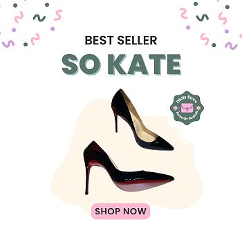 Okify Christian Louboutin So Kate Black Heels Black 8534