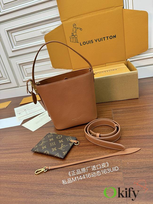 Okify Louis Vuitton Low Key All In BB In Cognac Brown M14416 16x18x12cm  - 1