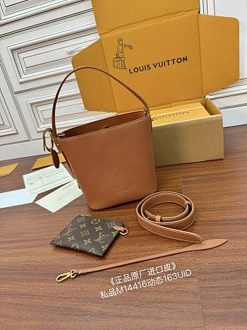 Okify Louis Vuitton Low Key All In BB In Cognac Brown M14416 16x18x12cm 