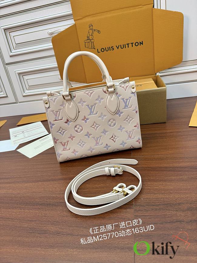 Okify Louis Vuitton OnTheGo PM Bag In Dream Beige M25770 25x19x11.5cm - 1