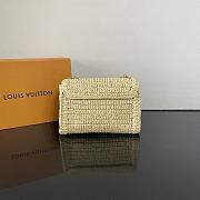 Okify Louis Vuitton Twist PM Slim Bag In Raffia M14309 23x16x8cm - 4