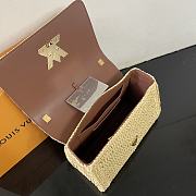 Okify Louis Vuitton Twist PM Slim Bag In Raffia M14309 23x16x8cm - 2