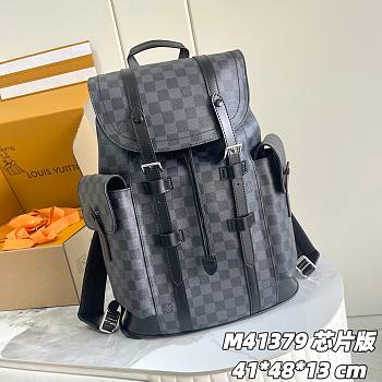 Okify Louis Vuitton Christopher MM Backpack In Damier M45419 41x48x13cm