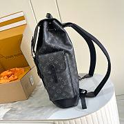 Okify Louis Vuitton Christopher MM Backpack In Black Monogram 41x48x13cm - 5
