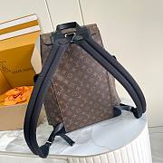 Okify Louis Vuitton Christopher MM Backpack In Brown Monogram 41x48x13cm - 6