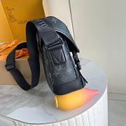 Okify Louis Vuitton Messenger Voyager PM Bag In Monogram Eclipse M12517 33x22.5x11cm - 5