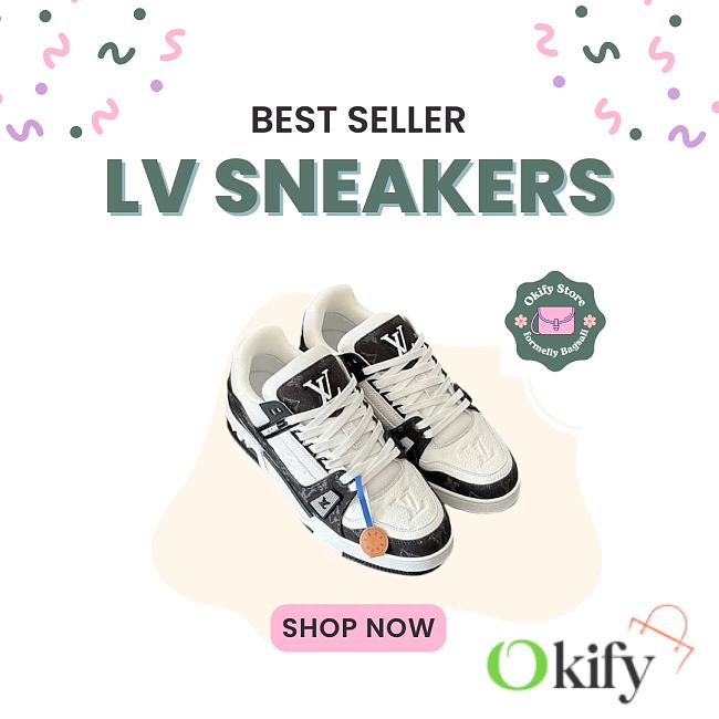 Okify Louis Vuitton Black Sneakers A9JGB - 1