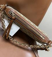Okify Gucci GG Emblem Small Shoulder Bag In Brown 24x16.5x5.5cm - 5