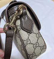 Okify Gucci Ophidia Small Top Handle Bag In Brown 20x16x5cm - 3