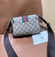 Okify Gucci Ophidia Mini Bag In Brown 18.5x12x5cm - 4