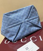 Okify Gucci Totissima Large Tote Denim Bag 30.5x28x27cm - 2