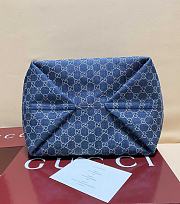 Okify Gucci Totissima Large Tote Dark Denim Bag 30.5x28x27cm - 3
