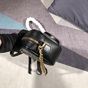 Okify Gucci Marmont Crossbody Bag In Black 18x12x6cm - 2