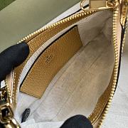 Okify Gucci Ophidia Mini Handbag In Gold And Brown 10x19x3cm - 2