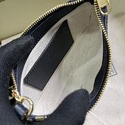 Okify Gucci Ophidia Mini Handbag In Beige And Dark Blue 10x19x3cm - 2