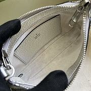 Okify Gucci Ophidia Mini Handbag In Silver And Brown 10x19x3cm - 3