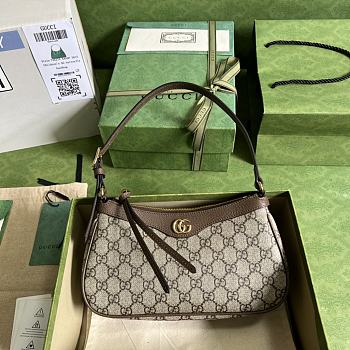 Okify Gucci Ophidia Small Handbag In Brown 25x15x6.5cm