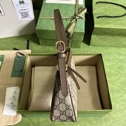 Okify Gucci Ophidia Small Handbag In Brown 25x15x6.5cm - 2