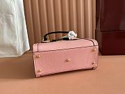 Okify Gucci Diana Mini Tote Bag In Pink With Black Handle Shaper 20x16x10cm - 4