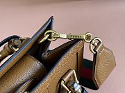 Okify Gucci Diana Mini Tote Bag In Brown With Black Handle Shaper 20x16x10cm - 4