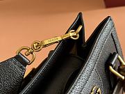 Okify Gucci Diana Mini Tote Bag In Black With Dark Gray Handle Shaper 20x16x10cm - 4