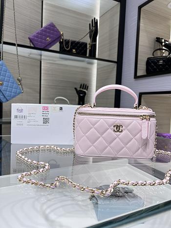 Okify CC 25P Vanity Bag In Pink 17x9.5x8cm