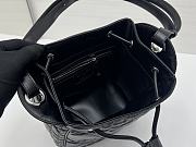 Okify Dior Small D-Motion Bag In Black Crinkled Calfskin 18.5x20.5x11cm - 4