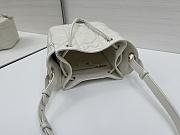 Okify Dior Small D-Motion Bag In White Lambskin 18.5x20.5x11cm - 2
