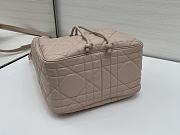 Okify Dior Medium D-Motion Bag In Pink Lambskin 23x24x13cm - 5