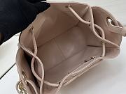 Okify Dior Medium D-Motion Bag In Pink Lambskin 23x24x13cm - 3