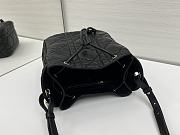 Okify Dior Medium D-Motion Bag In Black Lambskin 23x24x13cm - 6