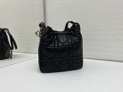 Okify Dior Medium D-Motion Bag In Black Lambskin 23x24x13cm - 3
