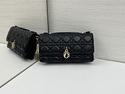 Okify Dior My Dior Mini Bag In Black Lambskin 21x11.5x4.5cm - 3