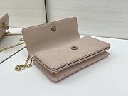 Okify Dior My Dior Mini Bag In Pale Pink Lambskin 21x11.5x4.5cm - 6
