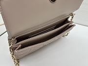 Okify Dior My Dior Mini Bag In Pale Pink Lambskin 21x11.5x4.5cm - 5