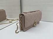 Okify Dior My Dior Mini Bag In Pale Pink Lambskin 21x11.5x4.5cm - 2