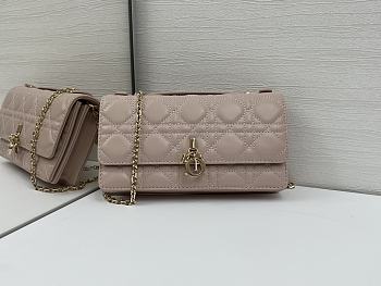 Okify Dior My Dior Mini Bag In Pale Pink Lambskin 21x11.5x4.5cm