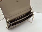 Okify Dior My Dior Mini Bag In Dark Beige Lambskin 21x11.5x4.5cm - 6