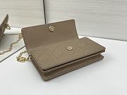 Okify Dior My Dior Mini Bag In Dark Beige Lambskin 21x11.5x4.5cm - 4
