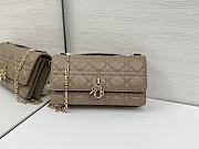 Okify Dior My Dior Mini Bag In Dark Beige Lambskin 21x11.5x4.5cm - 1