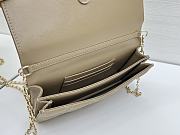 Okify Dior My Dior Mini Bag In Beige Lambskin 21x11.5x4.5cm - 6