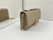 Okify Dior My Dior Mini Bag In Beige Lambskin 21x11.5x4.5cm - 5