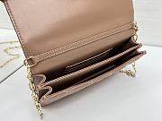 Okify Dior My Dior Mini Bag In Peach Lambskin 21x11.5x4.5cm - 6