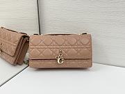 Okify Dior My Dior Mini Bag In Peach Lambskin 21x11.5x4.5cm - 4